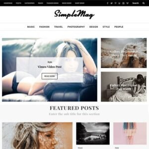 SimpleMag - Magazine theme for creative stuff