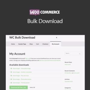 WooCommerce Bulk Download