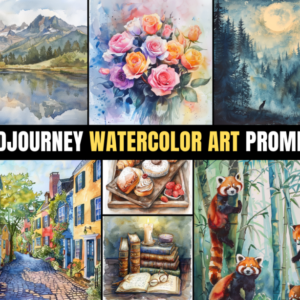 Midjourney Watercolor Prompts